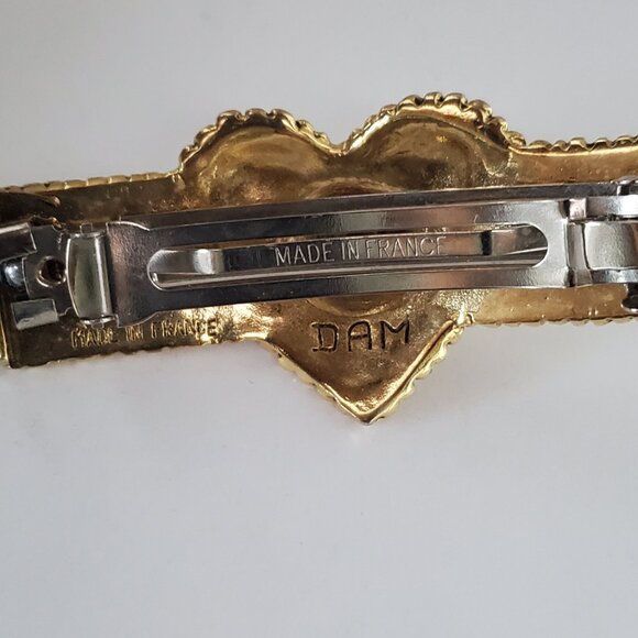 Modernist DAM Hair Barrette Made in France - Picture 7 of 10